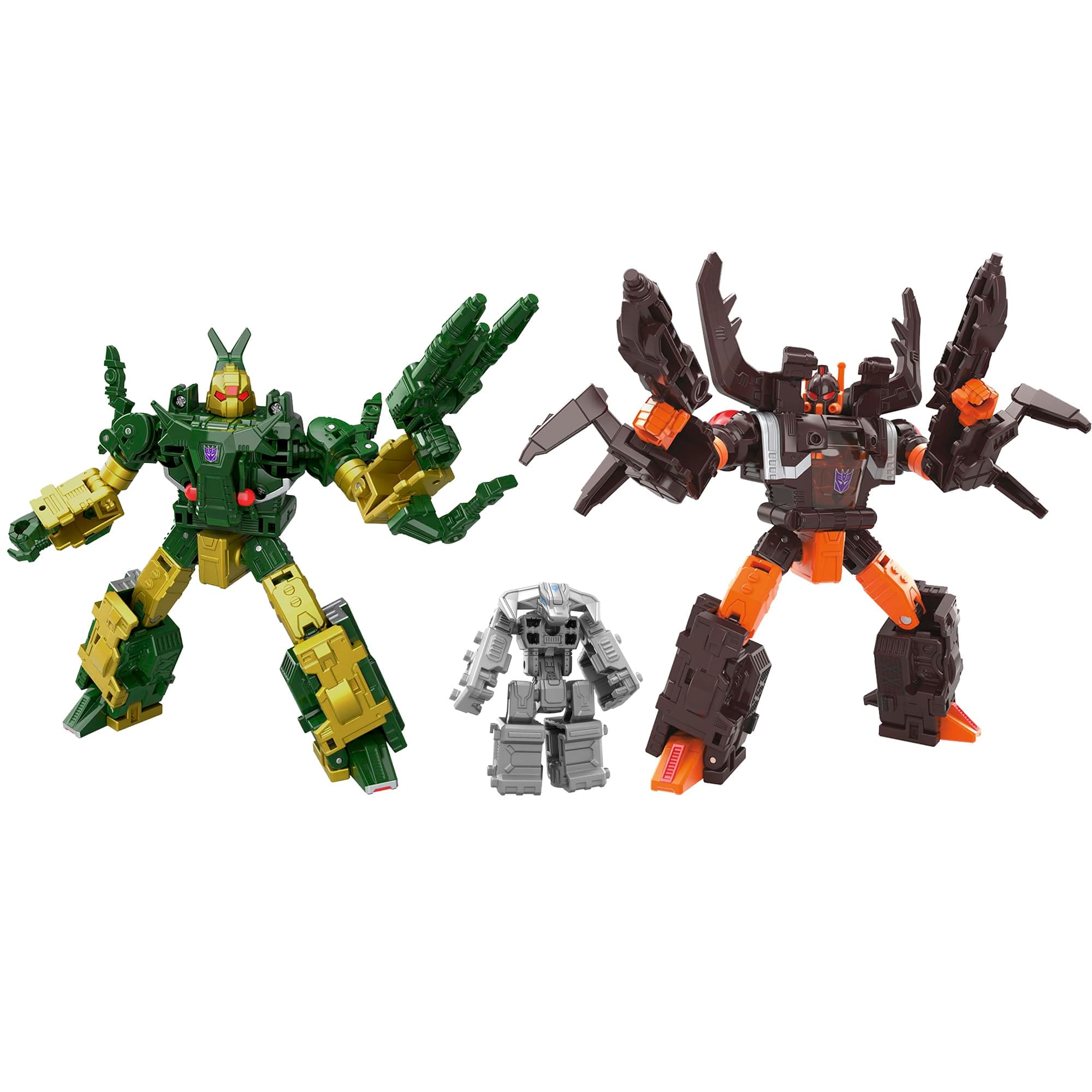 Legacy United Doom ‘n Destruction Collection, Mayhem Attack Squad Converting Action Figure 3-Pack, Chop Shop & Barrage, 8+ Years (Amazon Exclusive)