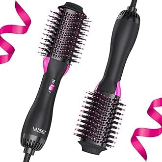 Hair Dryer Brush Blow Dry Brush 60mm - One-Step Hot Air Styler and Hairdryer Fast Drying & Styling for Frizz-Free, Voluminous Blowouts, Anti-Frizz & Volume Boost for Smooth Bouncy Hair
