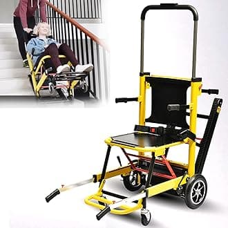 Lightweight Wheelchair Foldable Stair Climbing Electric Wheelchair Lifting Chassis Can Go Up and Down Stairs Chair for Elderly Disabled Patient and Goods Transfer