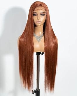 Style Icon38 Inches 13x4 Lace Front Wig Super Long Straight Wigs for Women Synthetic Hair HD Lace 150% Density (130T)