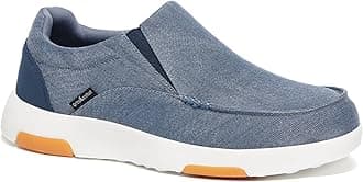 OrthoComfootMen's Orthopedic Comfortable Slip-On Shoes with Arch Support, Orthotic Loafers for Plantar Fasciitis, Canvas Leisure Vintage Flat Walking Shoes for Foot and Heel Pain Relief