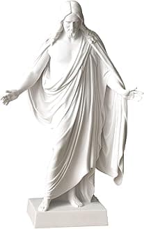 Deseret BookChrist Statue - Christian Decor - Jesus Statue - Jesus Home Decor - Inspirational Sculpture- Christian Life - 9"