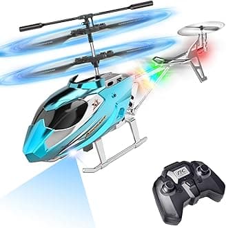Remote Control Helicopter for Kids,Altitude Hold RC Helicopters with Gyro LED Light,2.4GHz Radio Controlled Aircraft Indoor Toy with 3.5 Channel,High&Low Speed,Gift for Boys Beginner