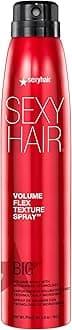 SexyHair Big Volume Flex Texture Spray with Microfiber Technology | Builds Flexible Fullness | Provides Volume Up to 2x