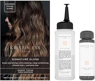 Kristin Ess Signature Hair Gloss - Smoky Topaz: Medium Neutral Blonde (Pack of 2)