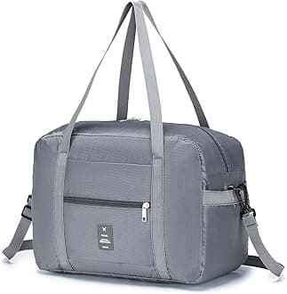 SPAHERCabin Bag 40x30x20 Wizzair Tui Airways Foldable Travel Duffle Bag Carry-on Hand Luggage Small Under-seat Cabin Bag Lightweight Holdall Suitcase Handbag