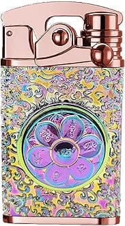 GADATOP Electric Lighter Rechargeable Lighter USB Personalized Creative Rocker Lighters Windproof Flameless Double Arc Plasma Cool Lighters with Gift Box (Multi)