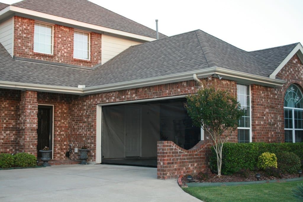 Snap On Screens 18' x 7' Garage Screen, Includes Zipper & Storage Kit, Easy Assembly, Easy Pass Through