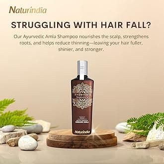 Ayurvedic Shampoo for Hair Growth Indian Vitalize Formula for Shiny and Strong Hair with Vitamin C and B-Complex AMLA and natural herbs from India For Women 250ml