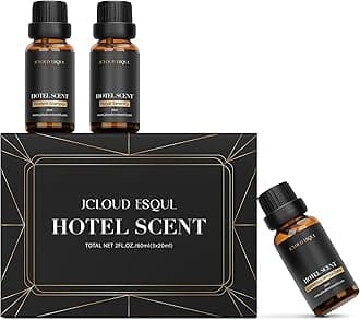 Hotel Diffuser Oil Gift Set | Top 3 Diffuser Oils Scents for Home Inspired by 5-Star Hotel Scents -Westin and W Hotels, Hotel Scent Essential Oil Blends, 3x20mL