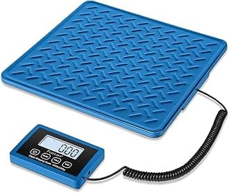 Fuzion Shipping Scale, 440LBs x 10g Postal Scale, Durable Alloy Steel Platform, Heavy Duty Scale for Packages, Postage, Luggage