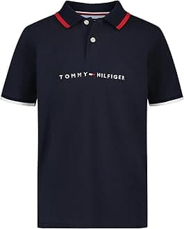 Boys' Short Sleeve Premium Pique Polo Shirt, Button Closure, Soft & Comfortable