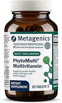 Metagenics PhytoMulti Multivitamin - 20+ Essential Vitamins & Minerals with Phytonutrients - Supports Healthy Aging, Cellular Health, Energy & Immune Function - Non-GMO & Gluten-Free - 60 Capsules