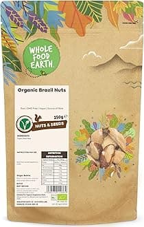 Organic Brazil Nuts – 250g | Raw | GMO Free | Vegan | Source of Fibre | Certified Organic