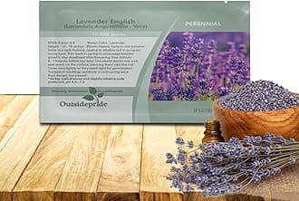 Outsidepride English Lavender Seeds - 10000 Pcs Perennial, Drought-Tolerant & Pollinator Friendly Herb Seeds for Planting Fragrant and Delicate Flowers with Lavender Blooms for Xeriscaping Gardens