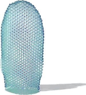 Supracor Stimulite Dual-Sided Bath Mitt Lavender side (softer texture) Green side (firmer texture)