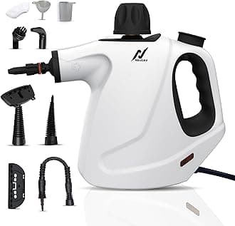 Steam Cleaner | Complete Home Kitchen Floor Bathroom Car & Office Cleaning machine | 9 Accessories | 450 ML | Window Pane Sink Grime Chimney Grease Water Stain Cleaner| 4 M Cord |1050W |SC-05