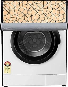 Star Weaves Waterproof Front Load Washing Machine Cover Suitable for Bosch 7.5 kg, 8 kg, 9 kg & 10 Kg (Beige)