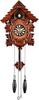 Widdop and Co Traditional Cuckoo Wall Quartz Clock by & Bingham