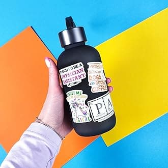 BulbaCraft 100Pcs Physician Assistant Laptop Stickers, Physician Assistant Gifts for Women, PA Week Gifts, PA Gifts for Women, Physician Assistant Student Gifts, PA Student Gifts