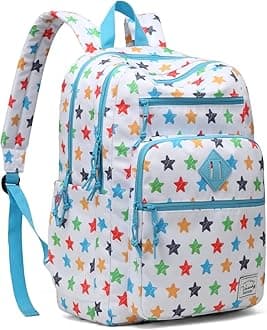School Backpack for Teen Girls, Bookbag Schoolbag Casual Daypack for High School/College/Women/Travel/Work Stars