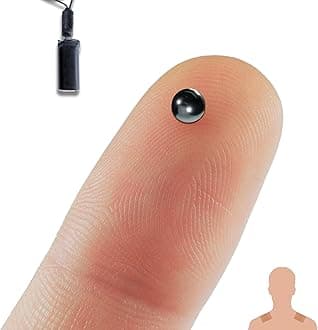 PingaOculto Spy Earpiece Bluetooth Wireless Earphones Invisible Hidden Mini Headset Exam Phone Microphone Adhesive Strips - Secret Earphone Micro Listening Device Ear Cheating (Spy Earpiece Nano V8)