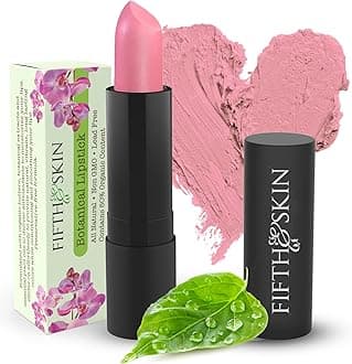 BOTANICAL Lipstick (PINK PEACH) | Made in USA | Vegan | Natural | Organic | Cruelty Free | Paraben Free | NO Lead | Moisturizing Color that's Good for your Lips!