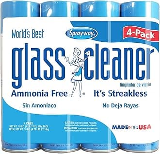 1973 Glass Cleaner - Pack of 6 Cans, 19 oz each