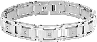 - Men's Stainless Steel Men's Link Bracelet - Choice of Color