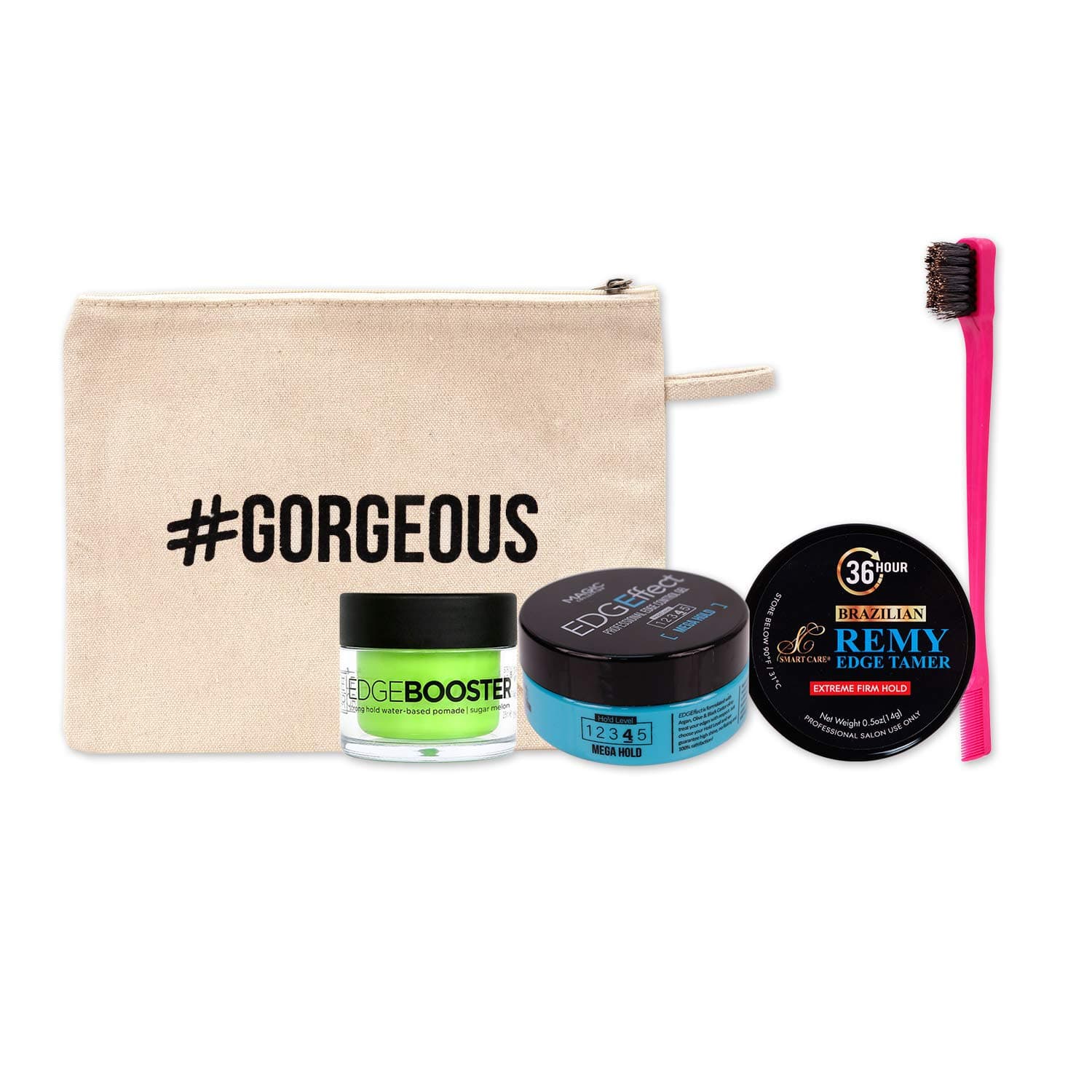 Edge Control 3Pcs Set and Edge Brush kit