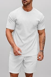 - Men's Premium Cotton Blend Pyjama Set || Stylish Round Neck T-Shirt and Shorts || Casual Night Suit Wear Set for Man