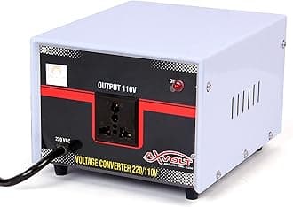 Axvolt Crysta 1500 Watt Step Down Voltage Converter | 220V–240V to 110V–120V Heavy Duty Transformer | Use USA, Canada & Japan Appliances in India | Universal Socket | 2-Year Warranty