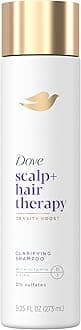 Density Boost Clarifying Shampoo Scalp + Hair Therapy for Gentle Cleansing, with Vitamin B3, Zinc and 0% sulfates, 9.25 oz