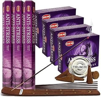 TRUMIRI Anti Incense Sticks and Cone Incense Holder Variety Pack Bundle
