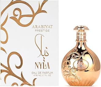 Nyla Eau de Parfum 80ml – Unisex Natural Spray Perfume with Fruity Accord, Coconut & Peach Nectar Notes for Sweet, Tropical, Long-Lasting Fragrance