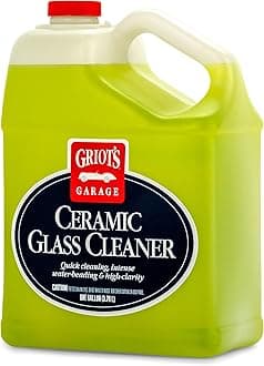 Griot's Garage Ceramic Glass Cleaner Spray for Car Windows, Windshields, Mirrors and Home Use, Cleans and Protects, Streak-Free, 11009, One Gallon