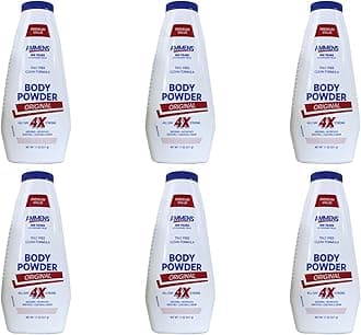 AMMENS Original Medicated Body Powder, 11 oz., Pack of 6