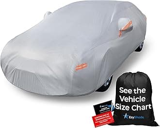 10-Layer Car Cover Waterproof All Weather. See Vehicle Size-Chart for Accurate Fit. Outdoor Full Exterior Covers Sedan Hatch Coupe. Sun UV Rain Snow Wind Protection. Size A4 (See Size Chart)