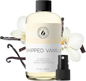 Aroma Country Whipped Vanilla Diffuser Oil - Luxury Essential Oils for Diffuser Refill & Air Freshener Room Spray - Long-Lasting & Natural Home Fragrance, Vanilla Scented Oil (8.5 Fl. oz)