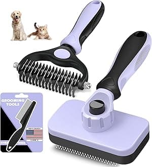 3PCS Pet Grooming Kit(Light Purple)