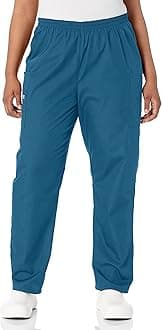 Cherokee Scrubs for Women Cargo Pant Natural Rise Tapered Pull-On Bottom with 4 Pockets , Fade Resistant Fabric - 4200