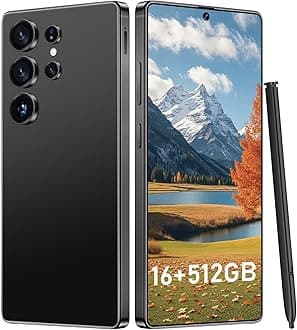 OEJBK I25 Ultra: Powerhouse 16GB/512GB, 2-Day 7000mAh Battery, Huge 6.99" Android 14 Phone w/Built-in Stylus - Your All-in-One Device The Superior Choice (Purple)