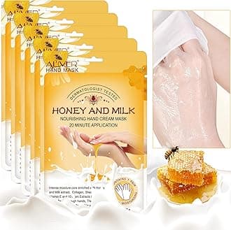 Hand Mask, 5 Pairs Hand Moisturizing Gloves Repairing Hand Mask for Extra Dry...