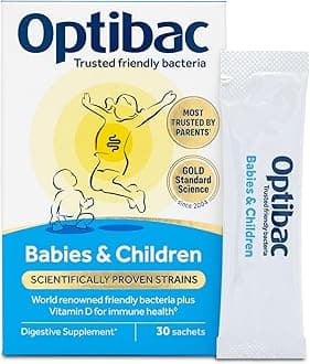 Probiotics Babies & Children - Kids Probiotic + Vitamin D for Immune Support - Most Trusted By Parents - 30 Sachets