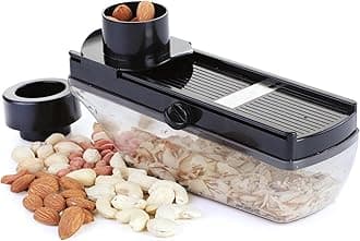 Plastic Vegetable Slicer & Dry Fruit Cutter, Black