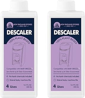 New England Stories Baby Brezza Compatible Descaler 33.8 Fl Oz, Universal Cleaner Solution for Baby Brezza and Other Baby appliances, Remove Build-up Extends Machine’s lifespan