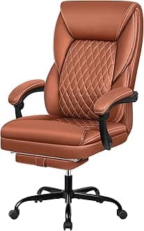 Big and Tall Executive Office Chair (Brown)