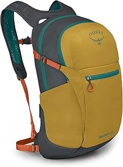 Osprey Daylite Plus Commuter Backpack - Lightweight, Everyday Pack with Laptop Sleeve and Water Bottle Pockets - Ideal for Work, School, and Travel with Storage, Tumbleweed Yellow/Tunnel Vision