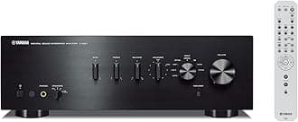 Yamaha A-S501BL Natural Sound Integrated Stereo Amplifier - Black (Renewed)