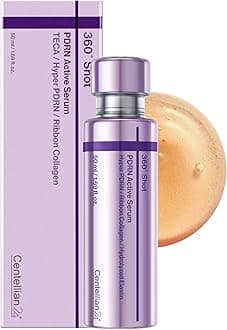 360º Shot PDRN Active Serum (PDRN, 1.69fl oz) - Intense Hydration & Skin Firming Serum for a Youthful Appearance, Korean Skin Care. Ribbon Collagen & Hyaluronic Acid.